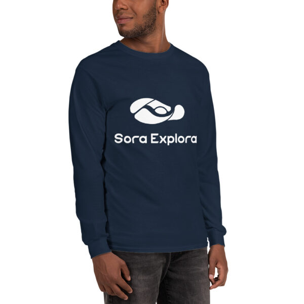 SoraExplora - Maglia da uomo a maniche lunghe - immagine 4