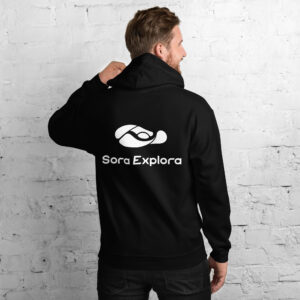 SoraExplora - Felpa Unisex Stampa Retro