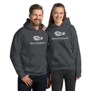 SoraExplora - Felpa Unisex Logo Ricamato