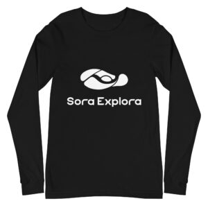 SoraExplora - T-shirt a maniche lunghe unisex