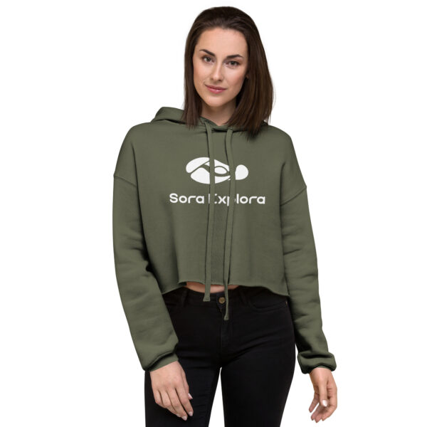 SoraExplora - Felpa con cappuccio corta - immagine 5